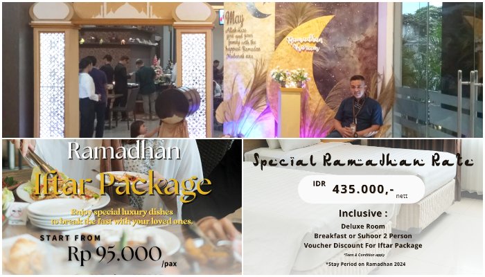 Nikmati Menu Iftar Ramadhan Varian Ala Western, Oriental, dan Nusantara Hanya Harmoni Hotel Tasikmalaya
