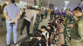 Patroli Gabungan, Polres Tasikmalaya Kota Amankan Ratusan Anggota Geng Motor